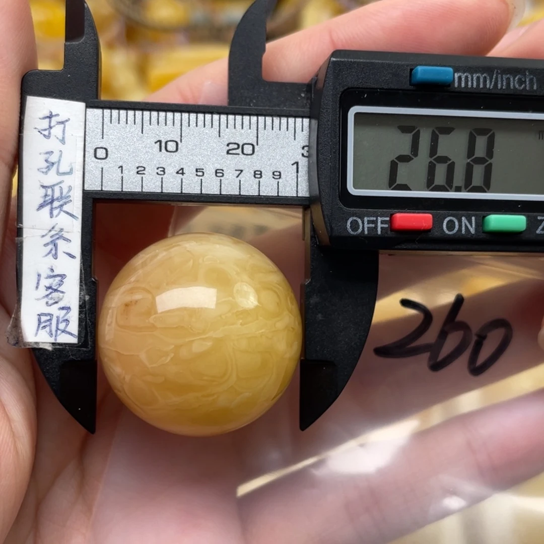 蜜蜡裸石未镶嵌硬**哥微瑕