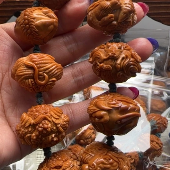 善***阁手串橄榄核橄榄雕工艺的