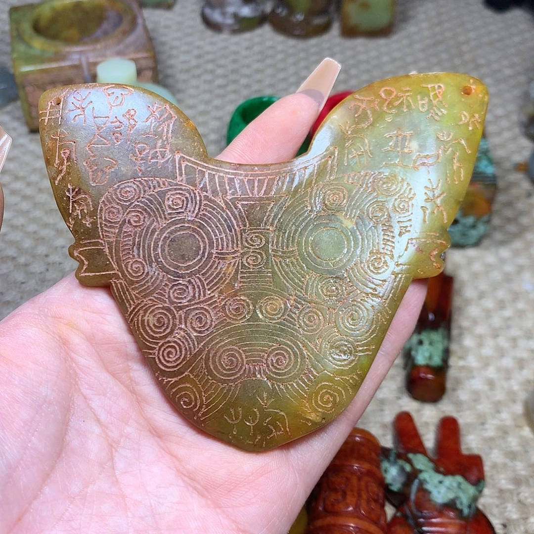 白玉菩提吊坠挂件