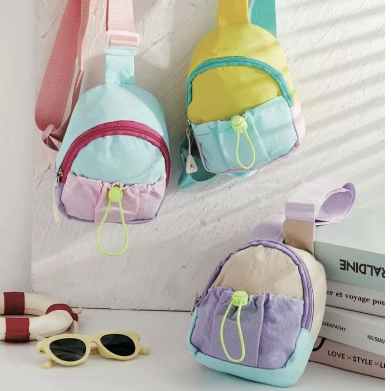 出行必备！超轻多巴胺儿童包斜跨包！男女儿童户外运动背包女童男童