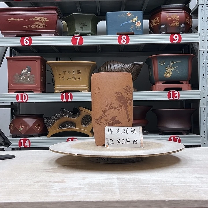 紫砂花盆紫砂花盆