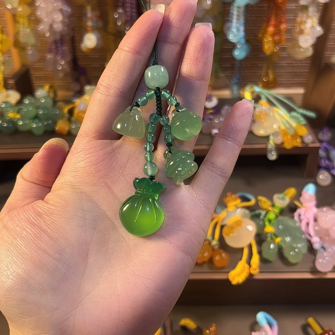 玛瑙/玉髓未镶嵌车挂