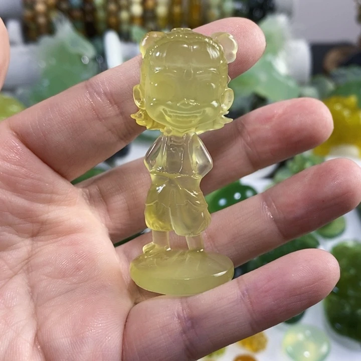 未镶嵌岫玉手把件