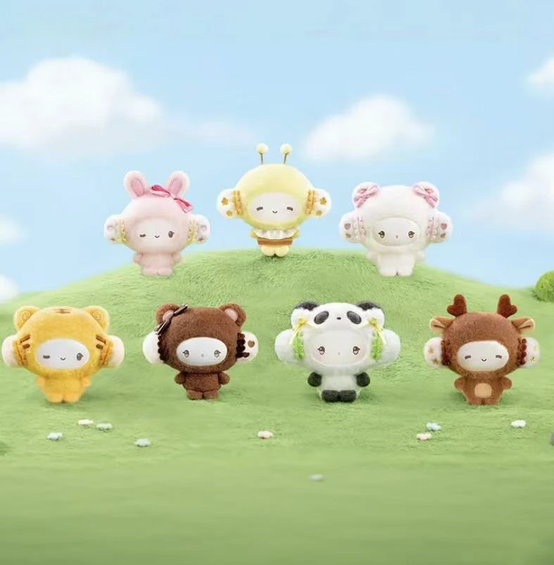 【彩蛋】三丽鸥小麦粉精灵奇妙森林毛绒挂饰盲盒