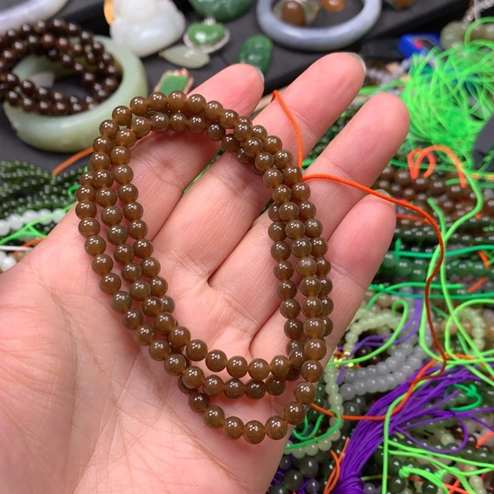 和田玉未镶嵌手链98