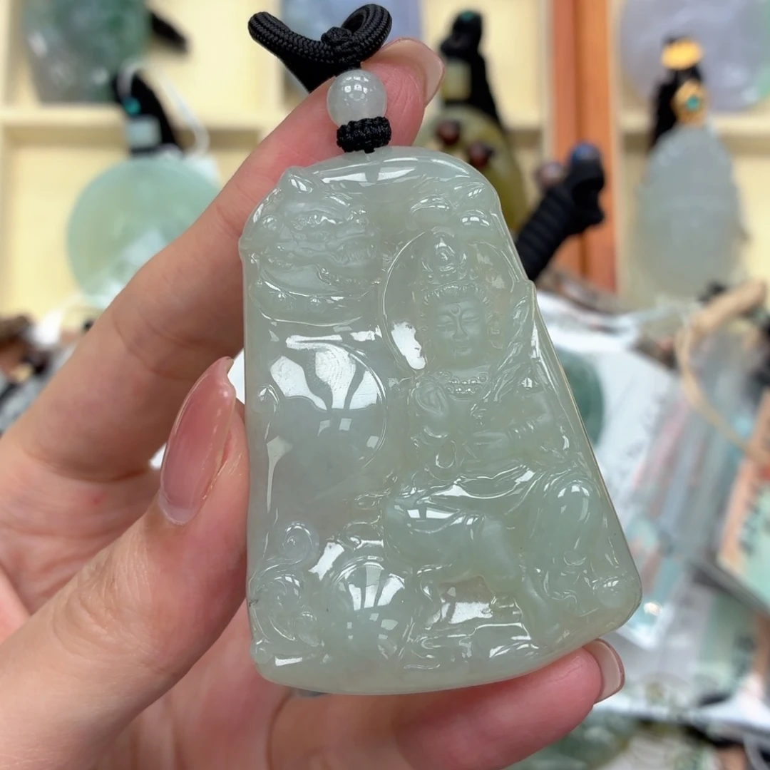 翡翠未镶嵌颈饰天然缅甸翡翠