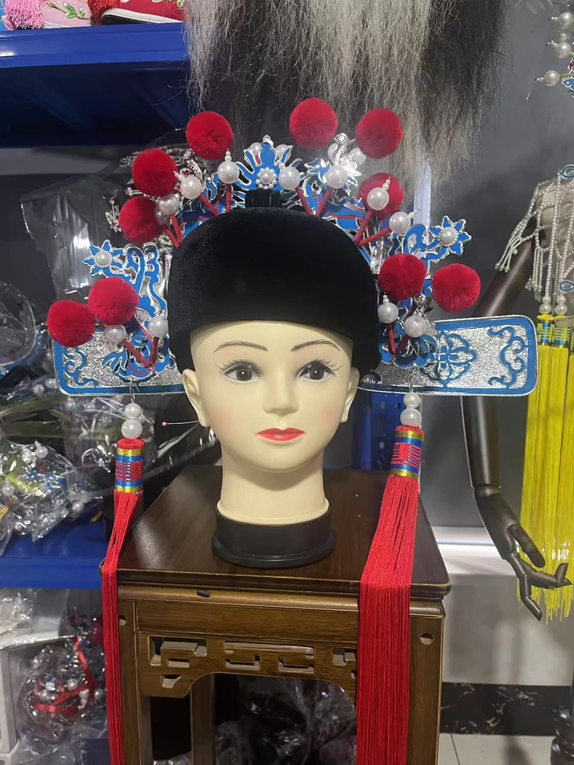 戏剧古装京剧戏曲服装纱帽黄梅戏状元帽驸马套