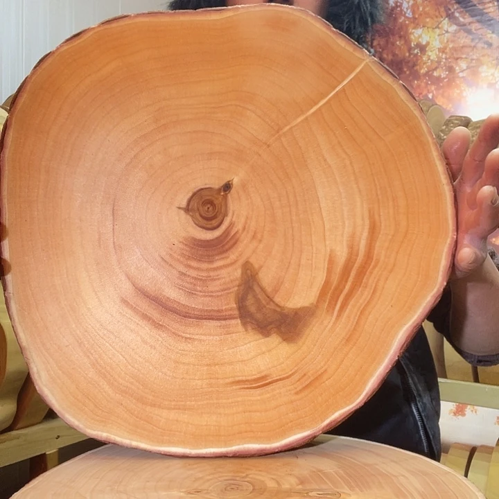 木A银杏木菜板原木整切