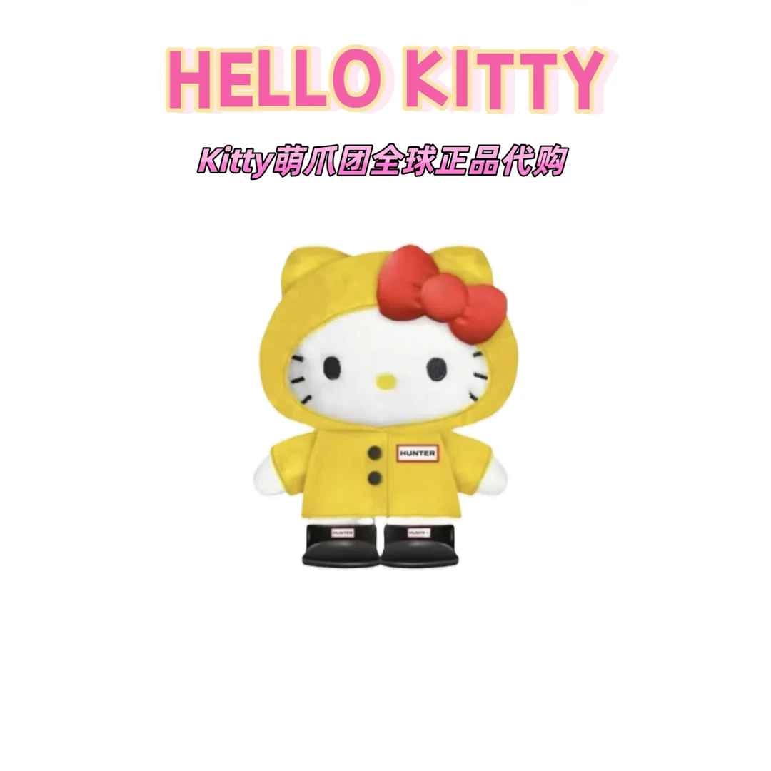 【台版正品】限定黄色雨衣HelloKitty公仔