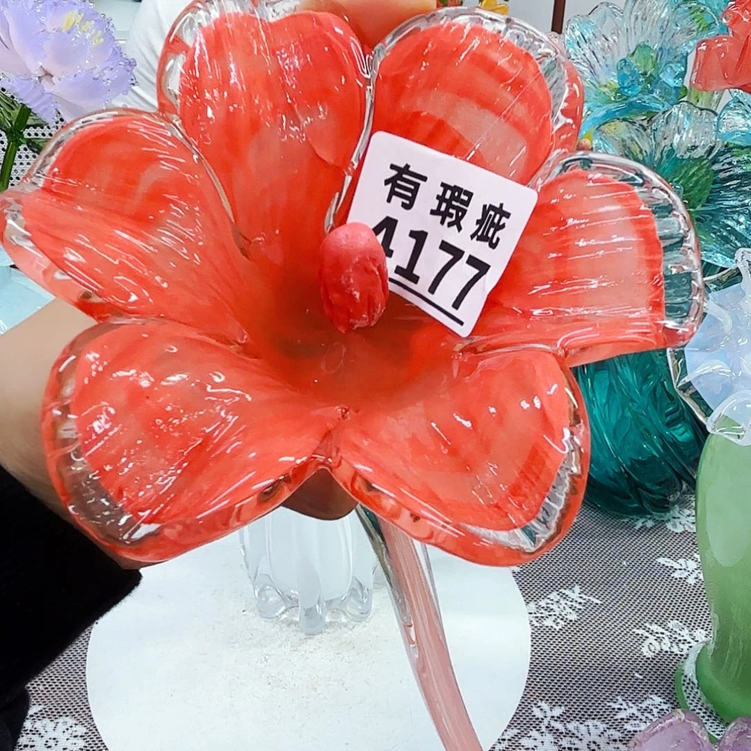 瑕疵不退不换琉璃花瓶花器艺术品不完美