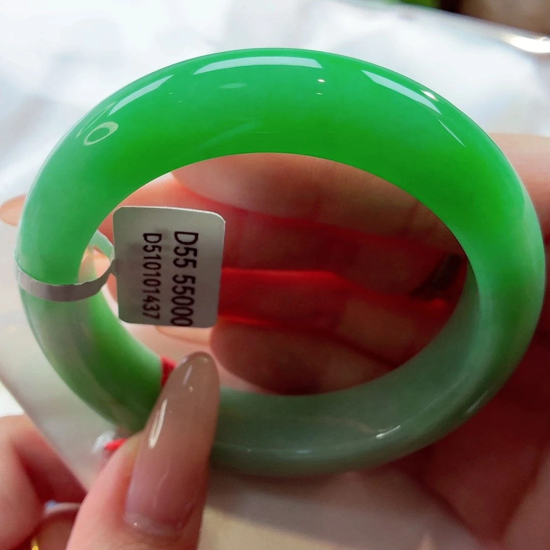 翡翠未镶嵌手镯22（18号）