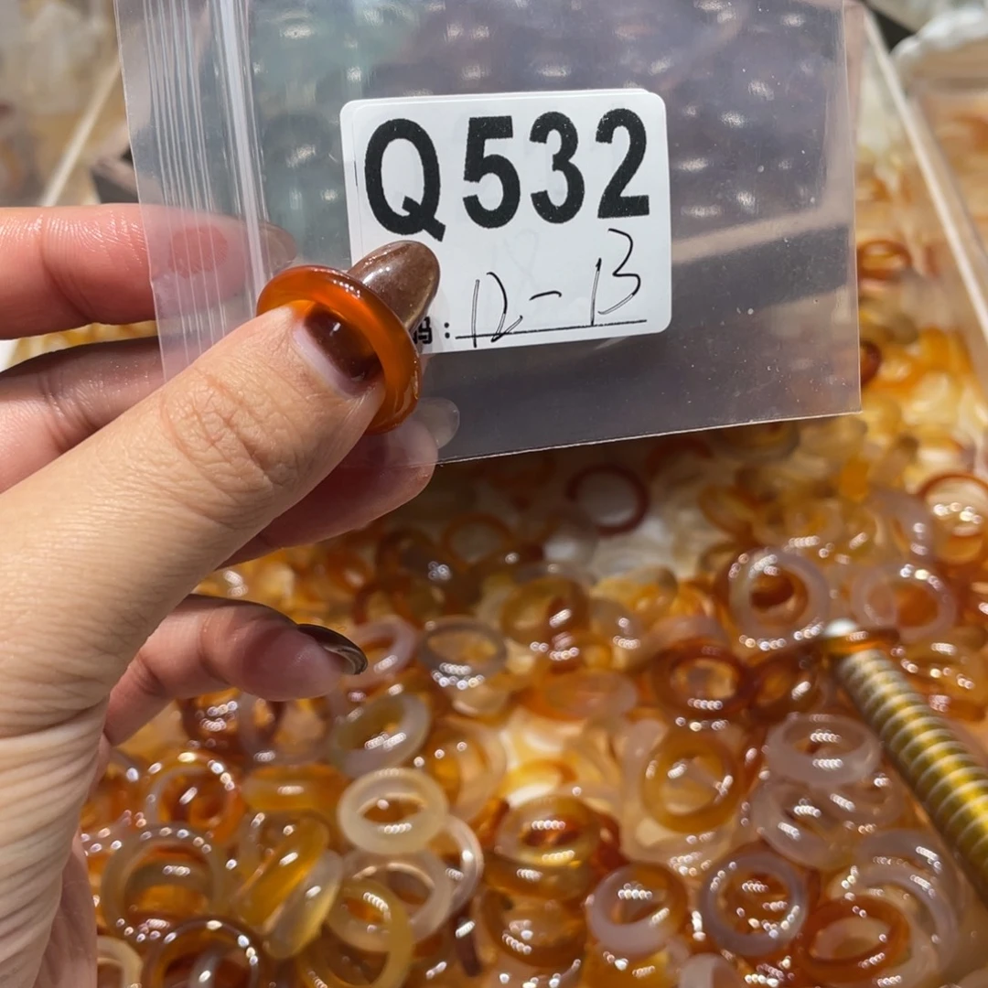 玛瑙/玉髓未镶嵌戒指532