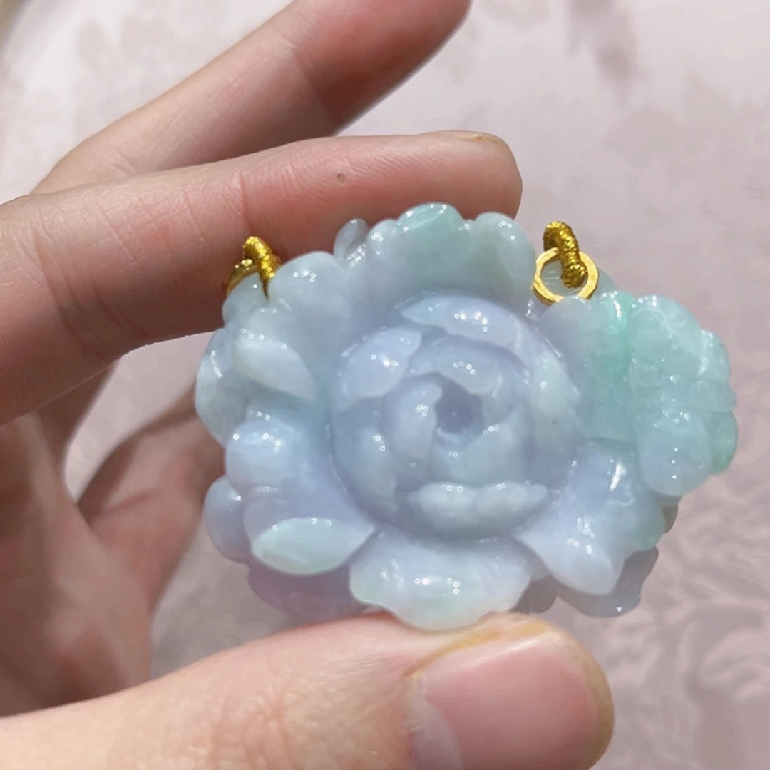 翡翠合金吊坠(赠链)国风