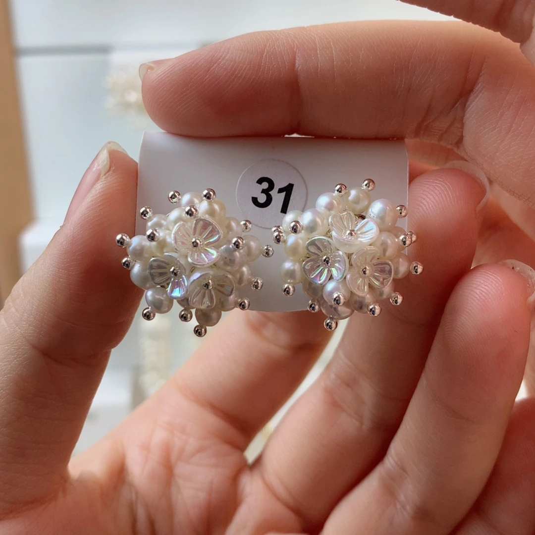 未镶嵌耳饰淡水珍珠