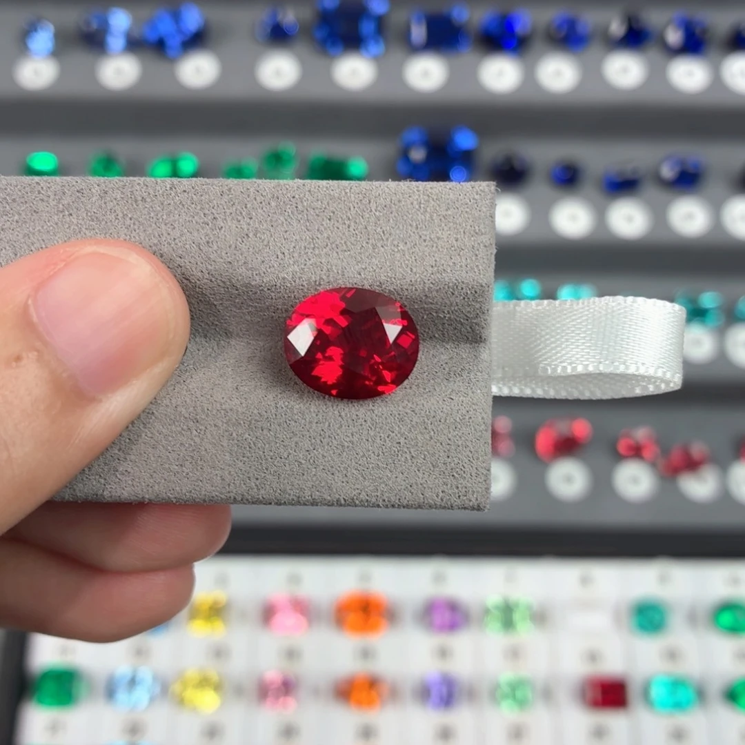 静***气合成（培育）红宝石裸石未镶嵌7.15ct