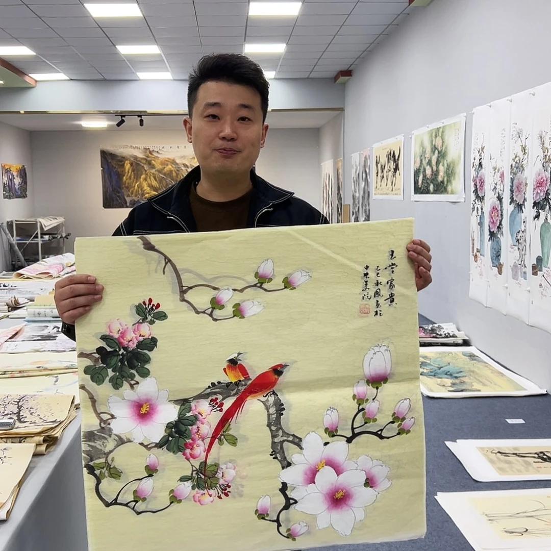 国画国画作品宣纸纯手绘