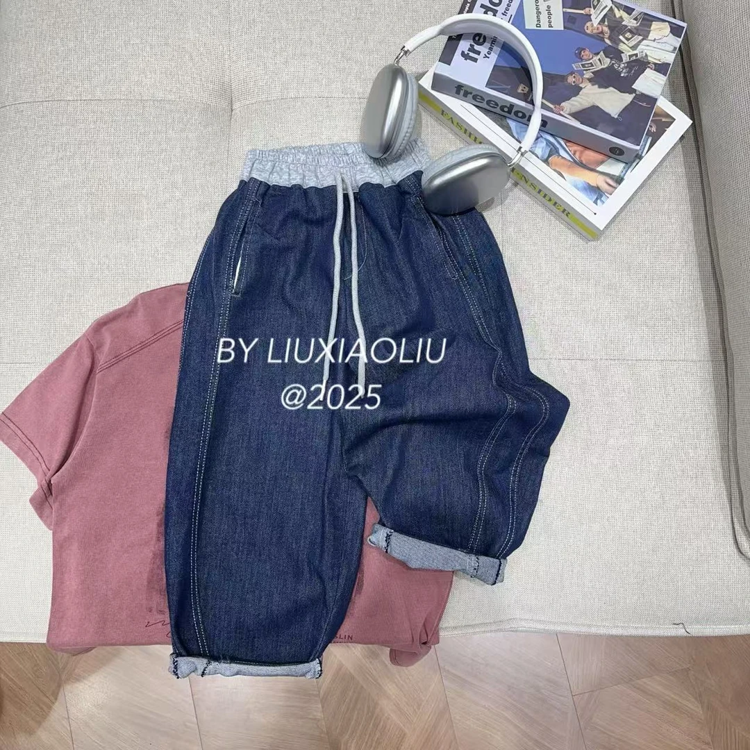 杭州六小六正版 BY LIUXIAOLIU春季儿童牛仔裤15959