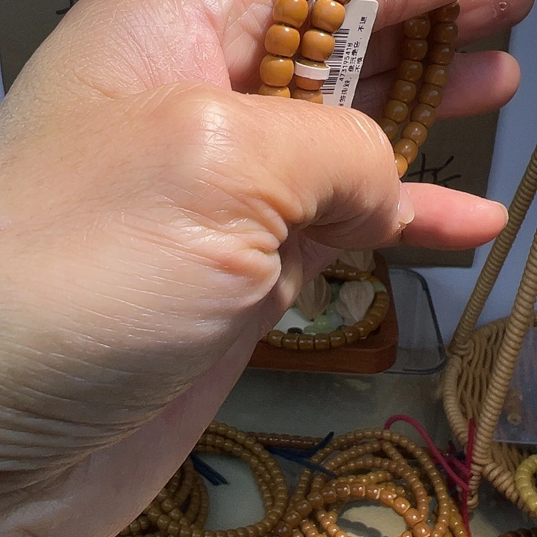 手串橄榄核老挝核尖单圈6.0