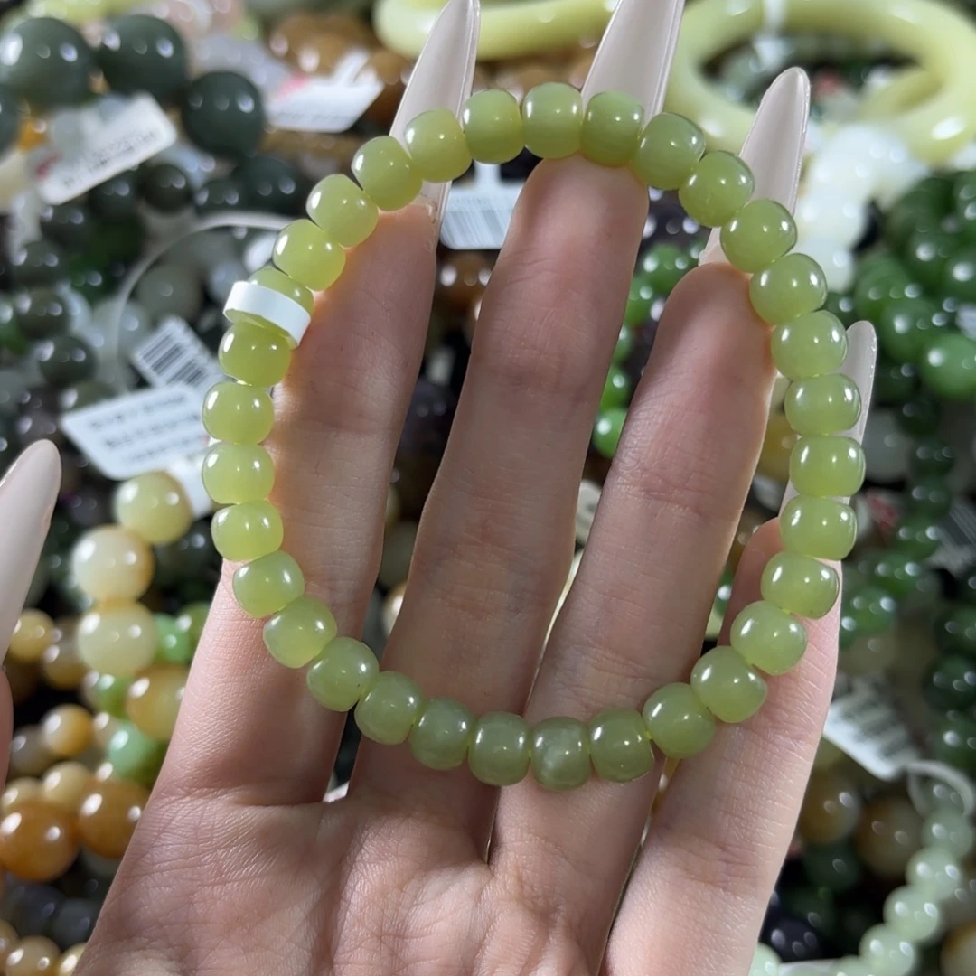 和田玉未镶嵌手链351