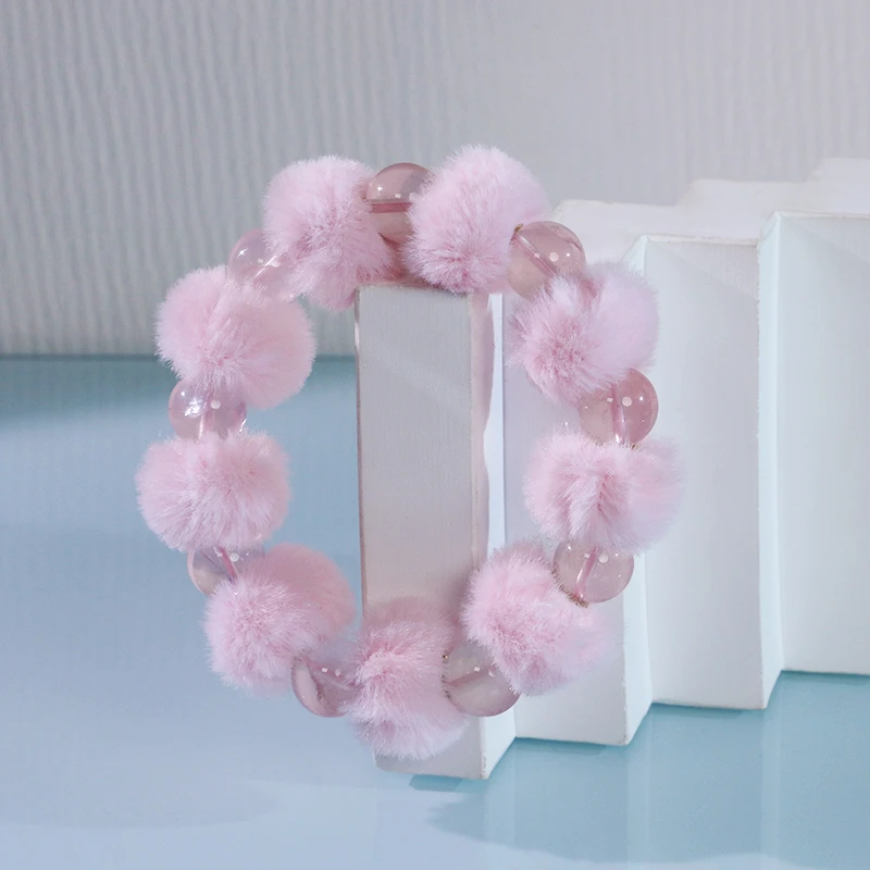 【粉雾软糖】原创粉水晶毛绒设计-多样性发其一