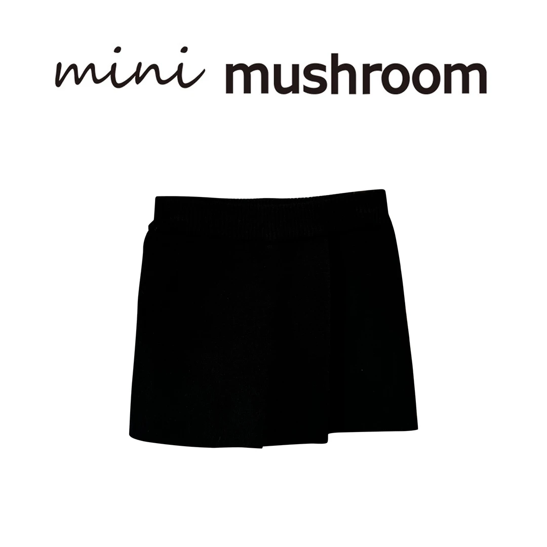 【断码价】秋冬新款 儿童黑色针织款裤裙