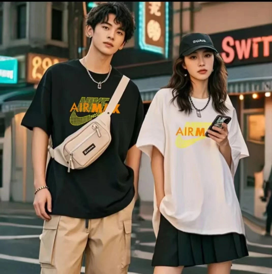 【一折粉丝福利】潮牌男女同款圆领百搭T恤