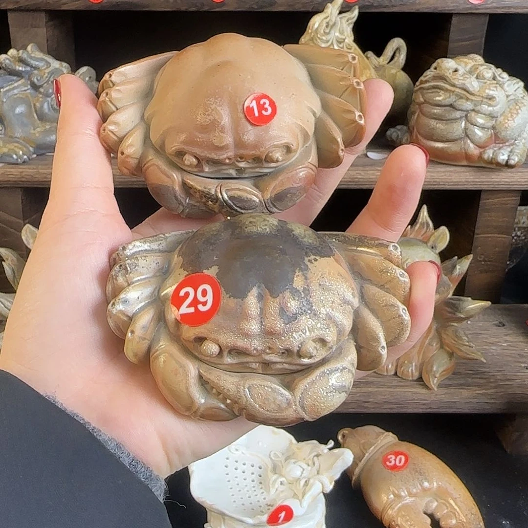 龙生九子茶宠全品99K***k螃蟹两只