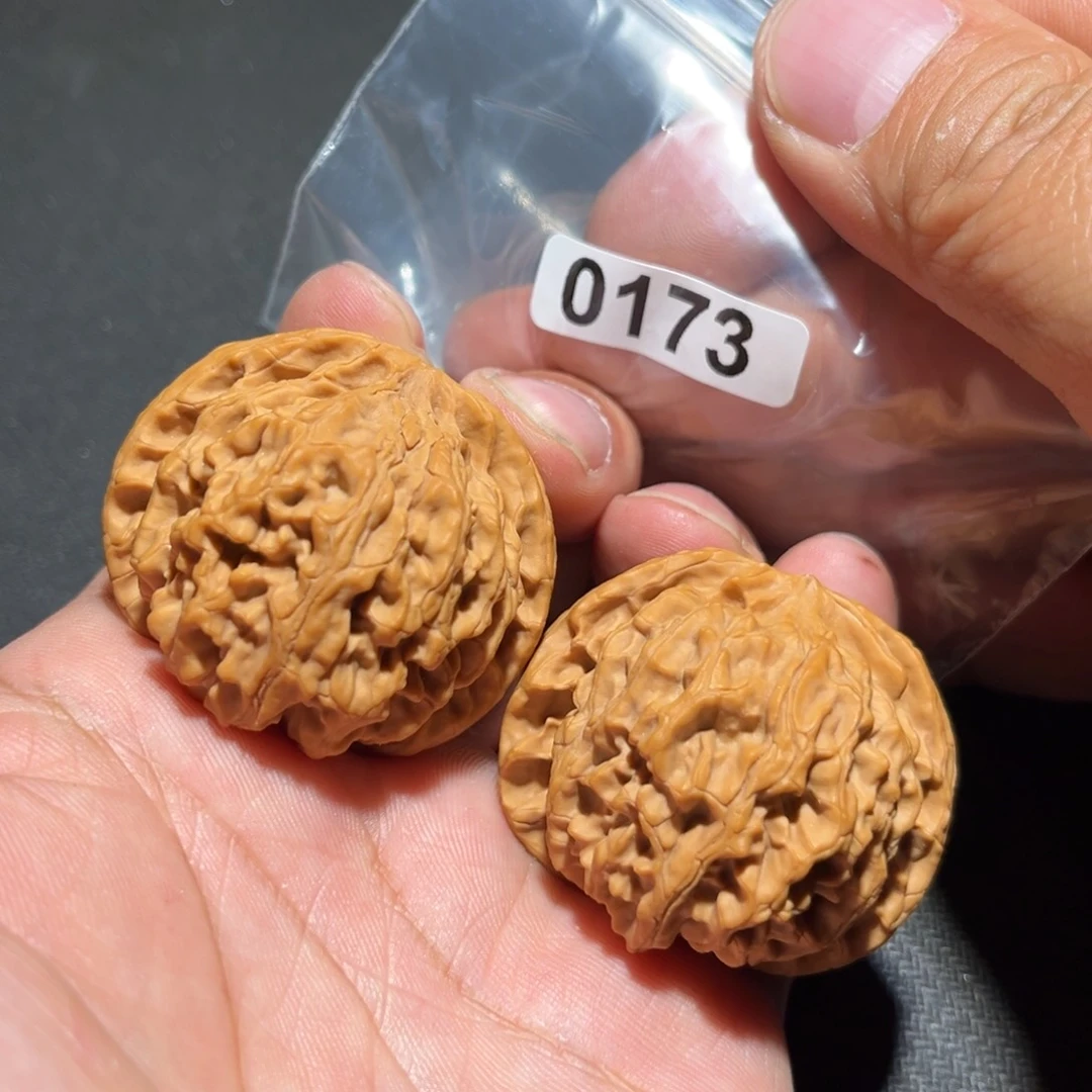 文玩核桃把件43苹果园，微修