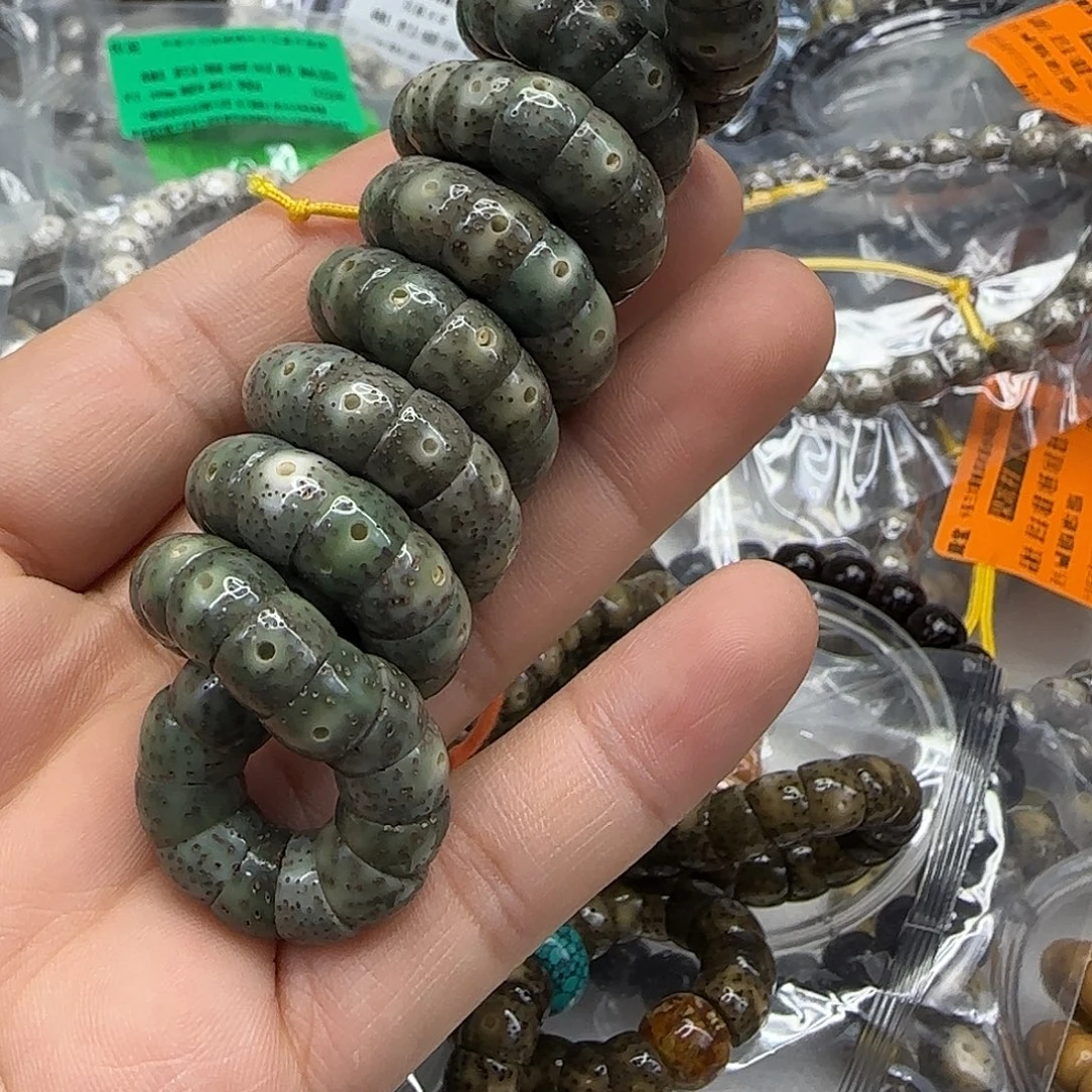 手串星月菩提209高端变态绿星月菩提9-108大肠