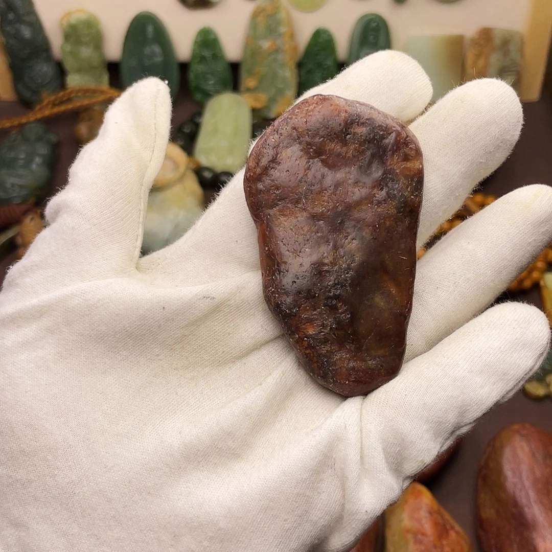 岫岩河磨玉（透闪石质玉）未镶嵌颈饰