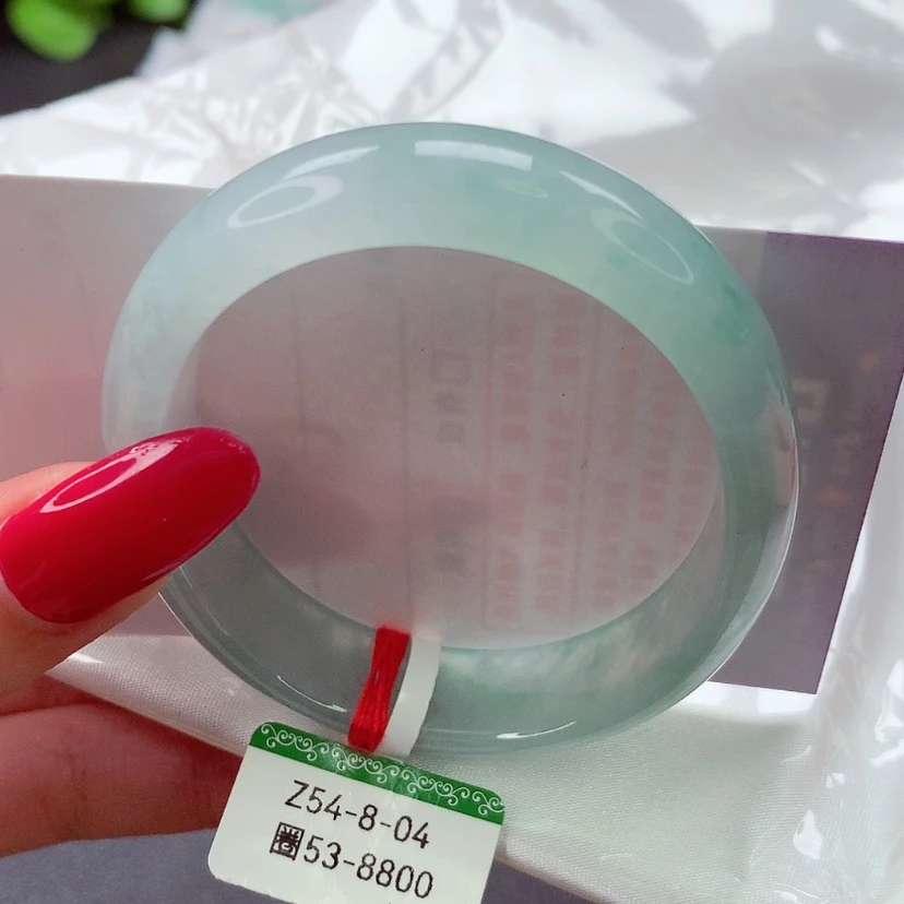 【闪购商品】未镶嵌手镯翡翠缅甸天然a货翡翠手镯