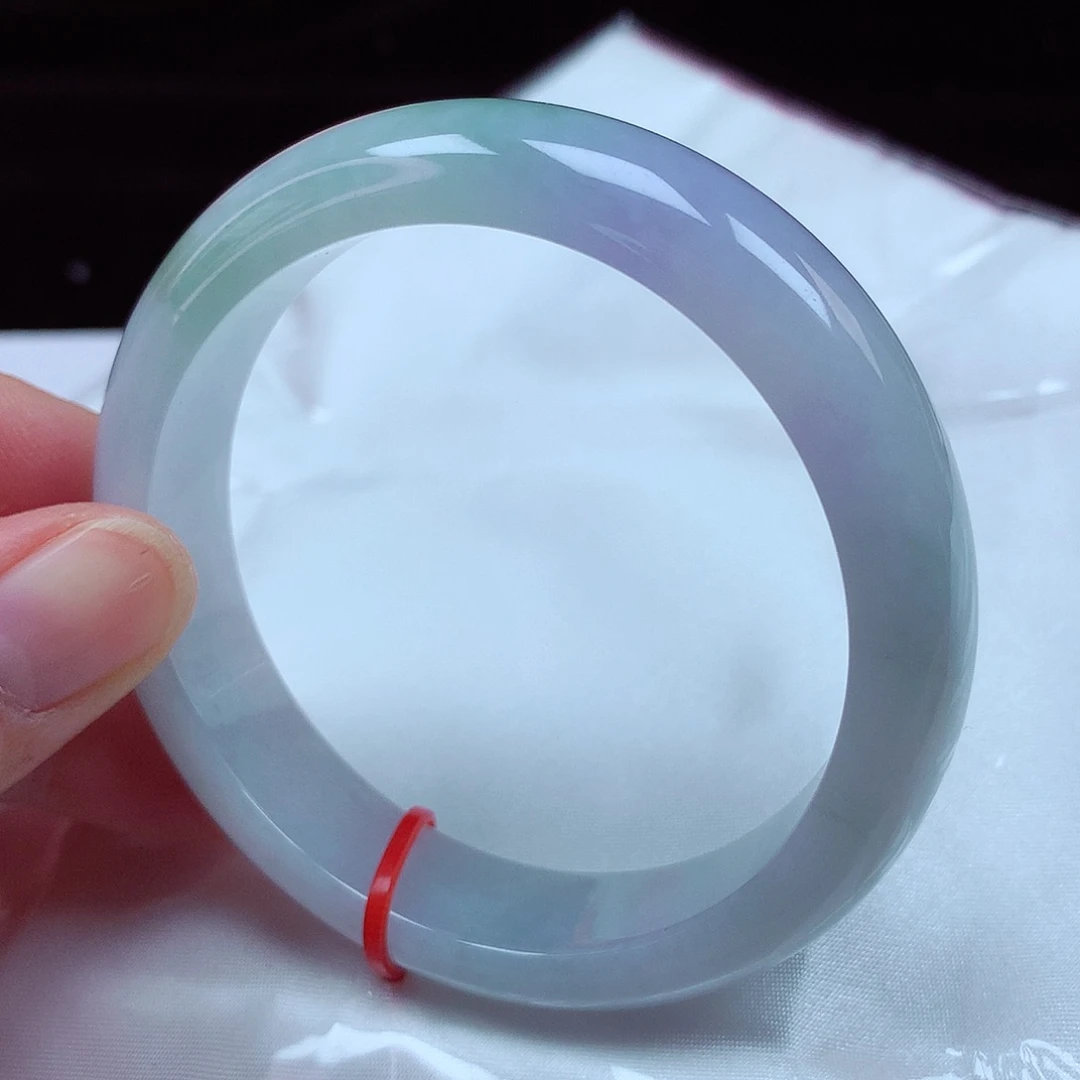 翡翠手镯未镶嵌57圈