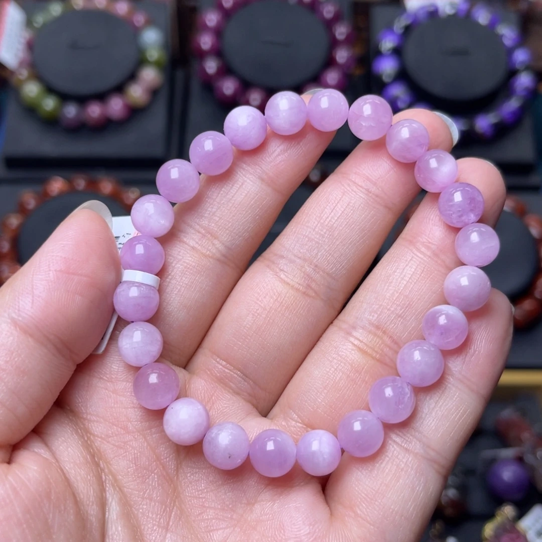 锂辉石紫锂辉单圈7mm未镶嵌紫锂辉单圈7mm