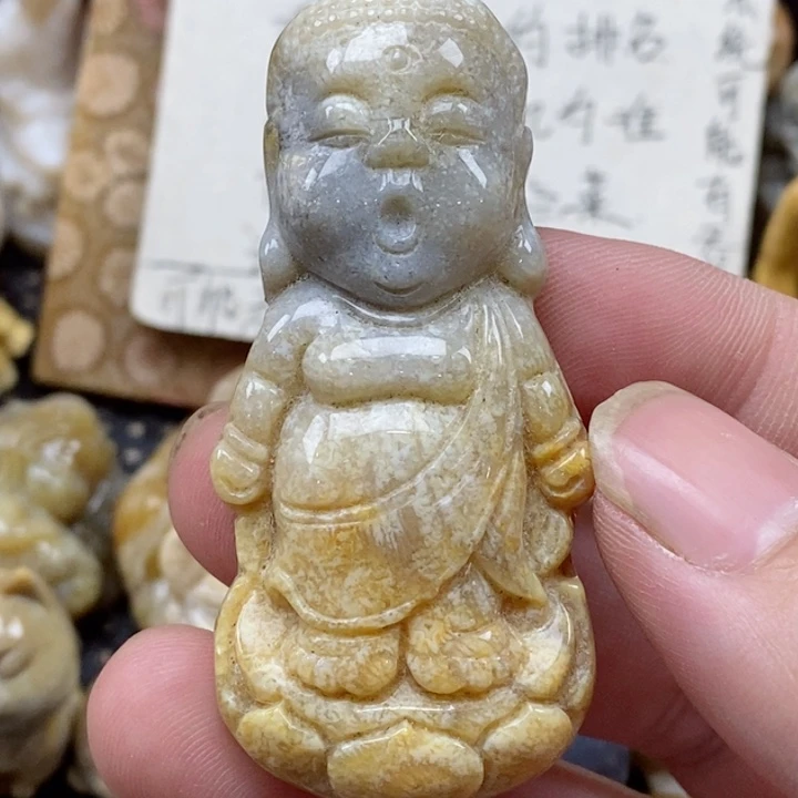 颈饰未镶嵌硅化珊瑚（珊瑚玉）