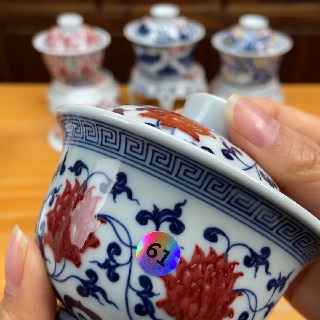 手绘现代茶具非古董