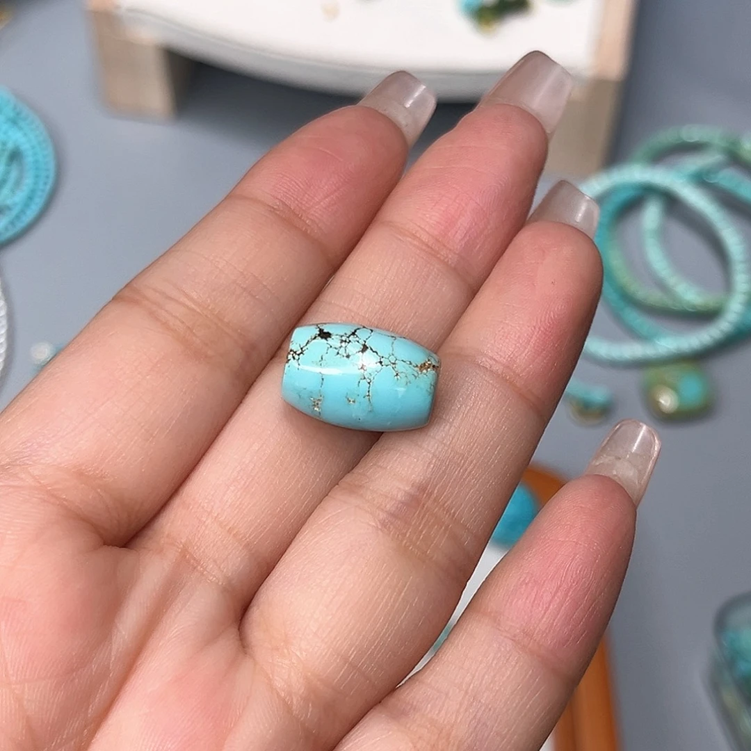 绿松石未镶嵌珠宝半成品