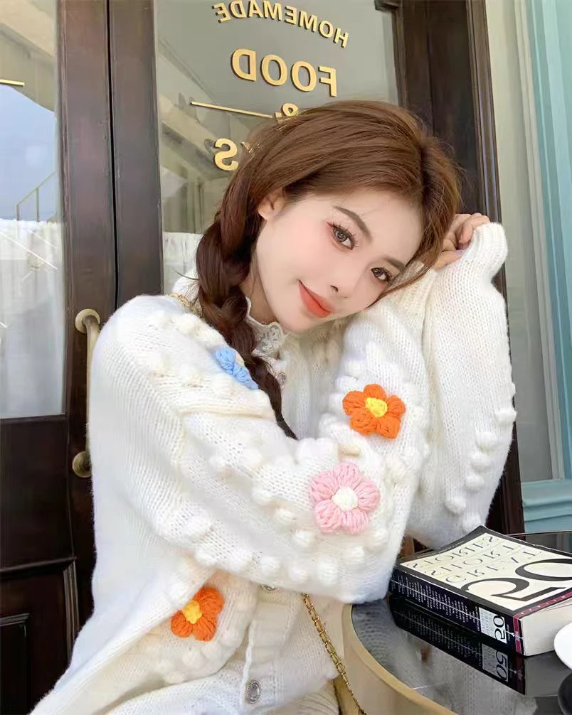 (51-100)厚款常规款纯色女毛针织衫秋冬