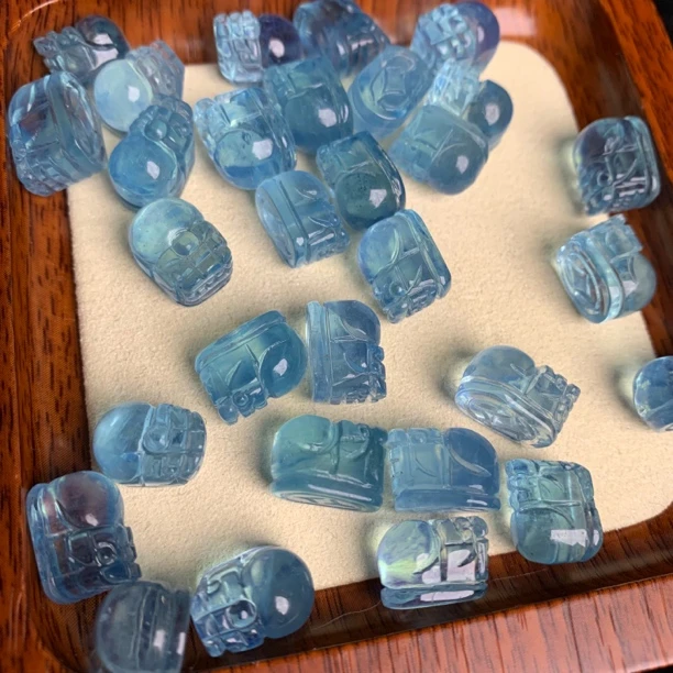 海蓝宝貔貅配件 DZ124 多样性发其一