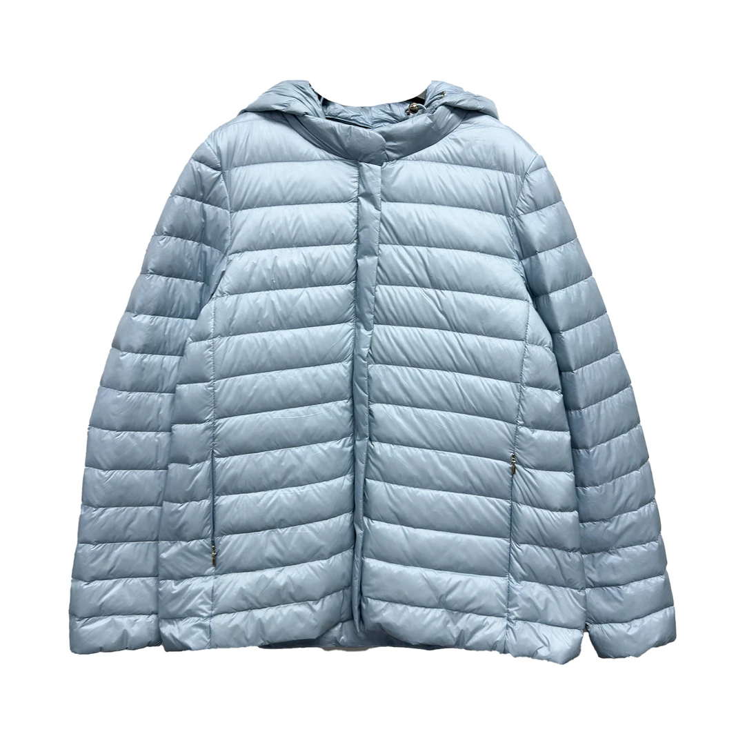 8141#长袖休闲连帽羽绒服