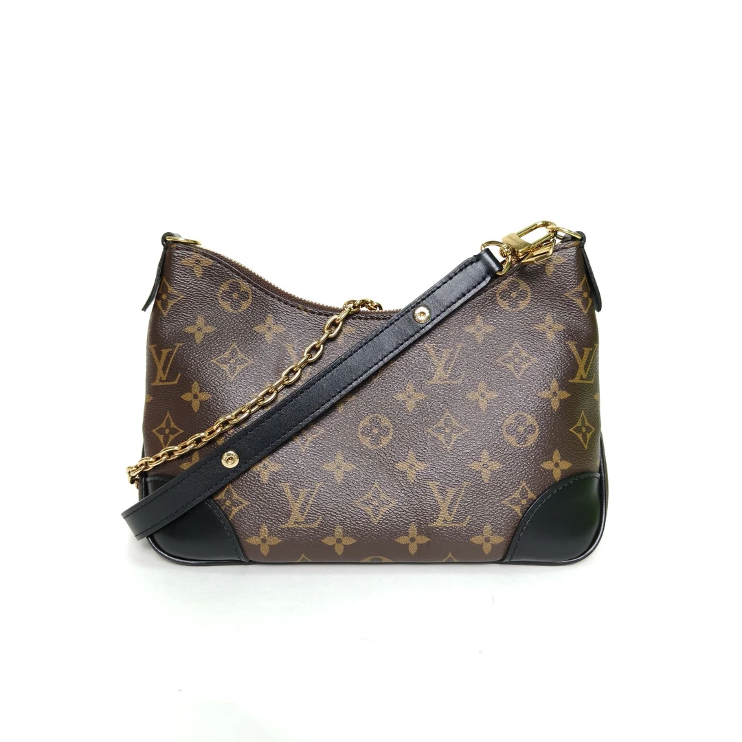 95新 LouisVuitton/路易威登 【娇牛角包可拆卸肩带PVC芯片 417986