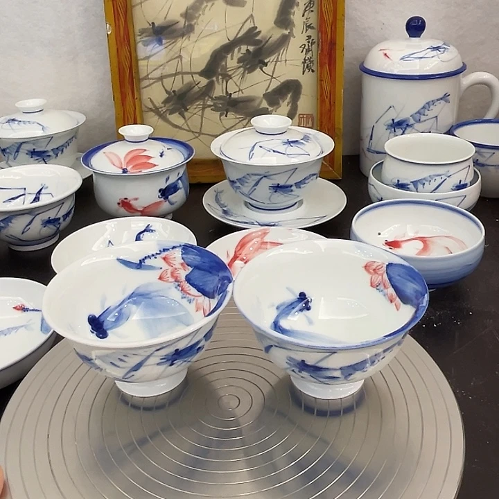 手工手绘陶瓷作品