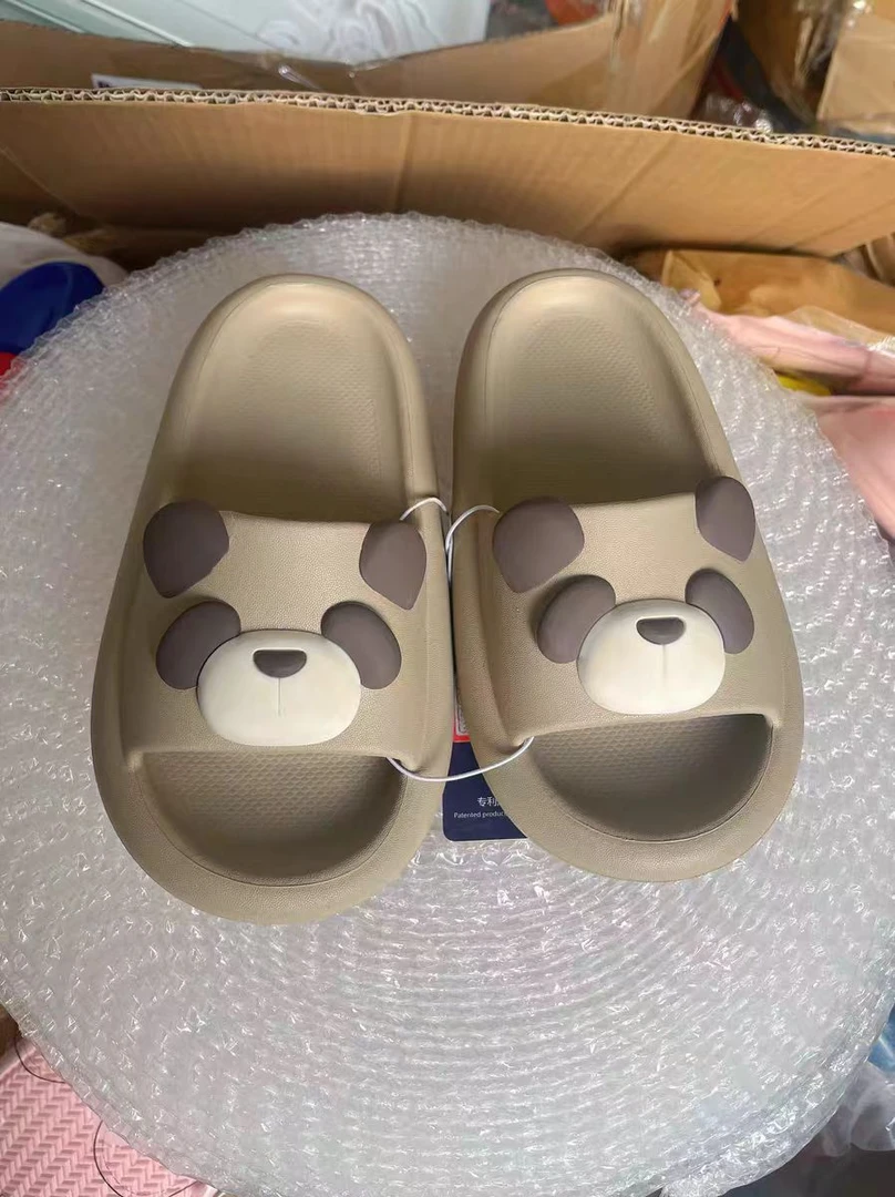 全新一等品ins风  亲子款小熊  EVA夏季家用外出凉拖防滑