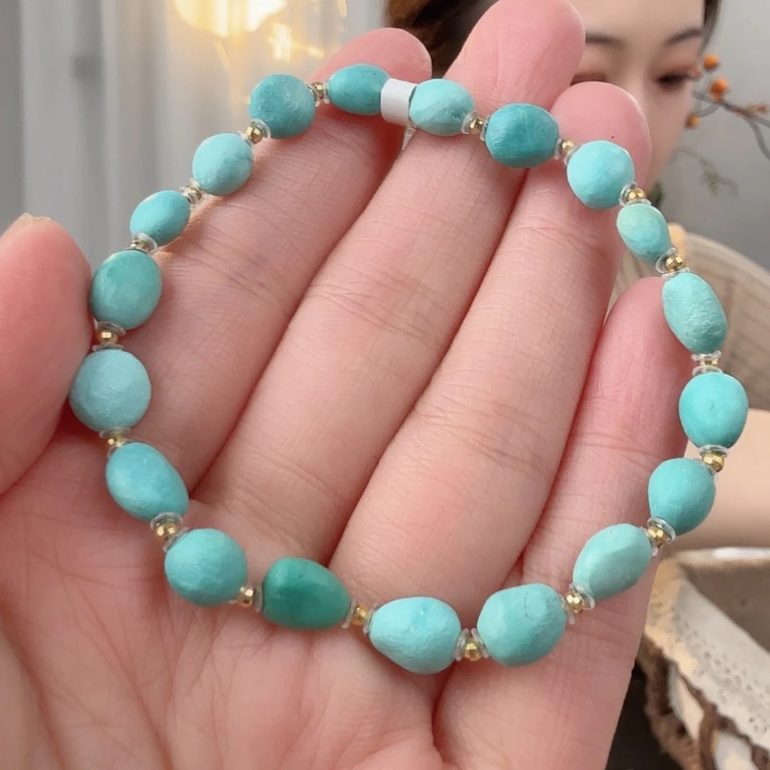 绿松石未镶嵌珠宝半成品