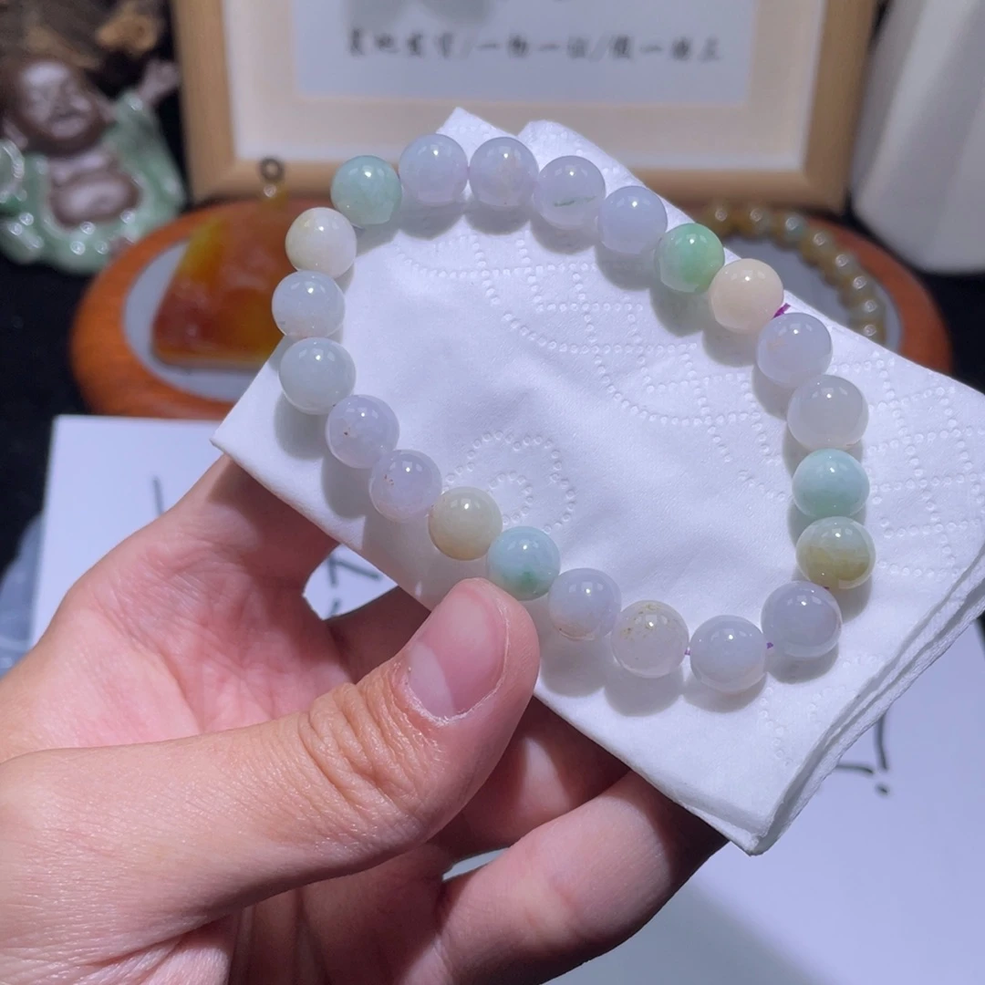 翡翠未镶嵌颈饰手串