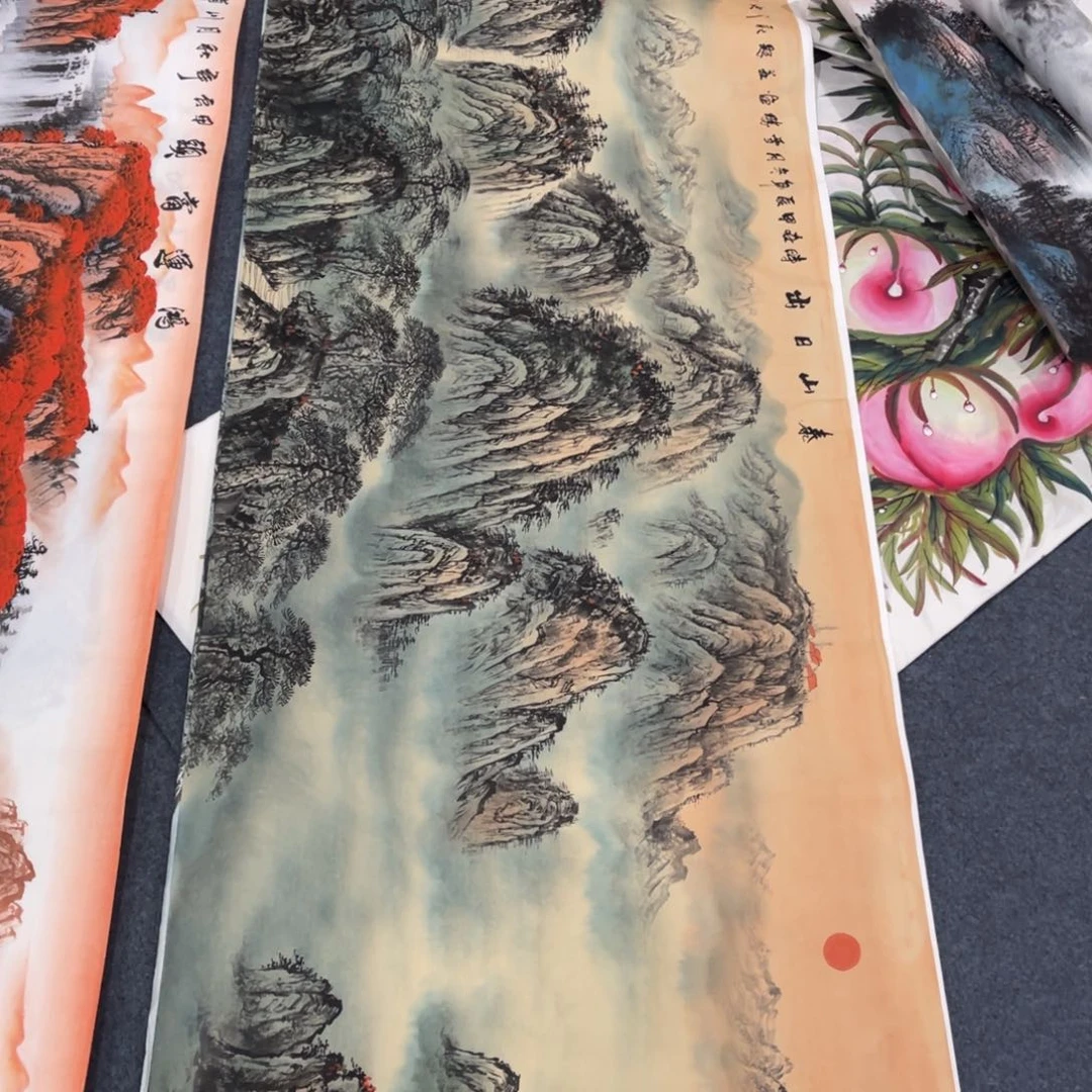 国画处理作品看好再拍哦