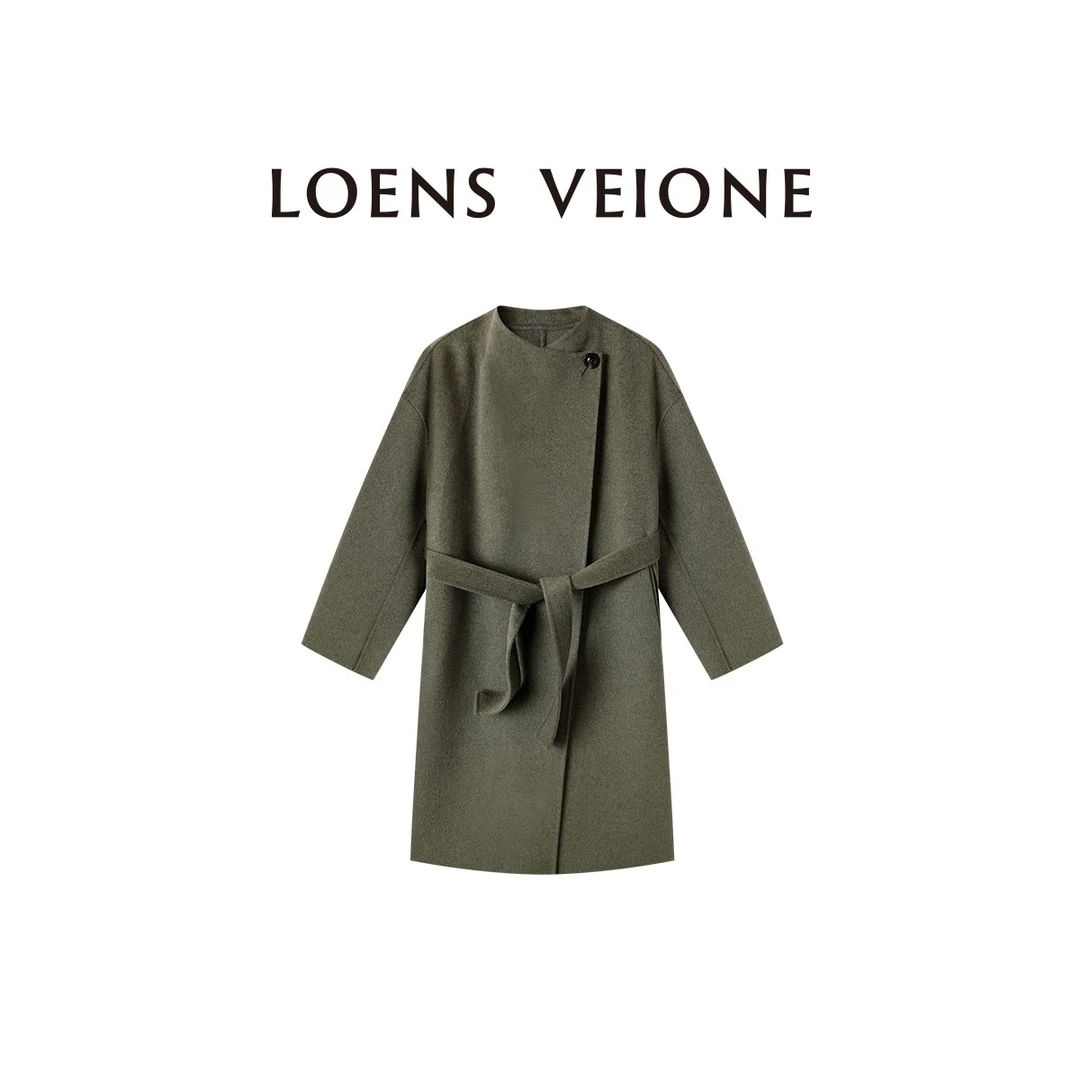 LOENS VEIONE/罗拉【反季大促】【羊绒】羊毛设计师款大衣24CVDK0023Y