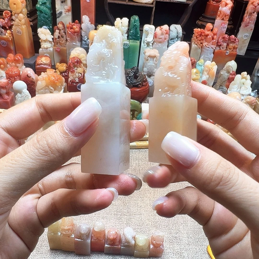 真***饱印石寿山石寿山石雕刻