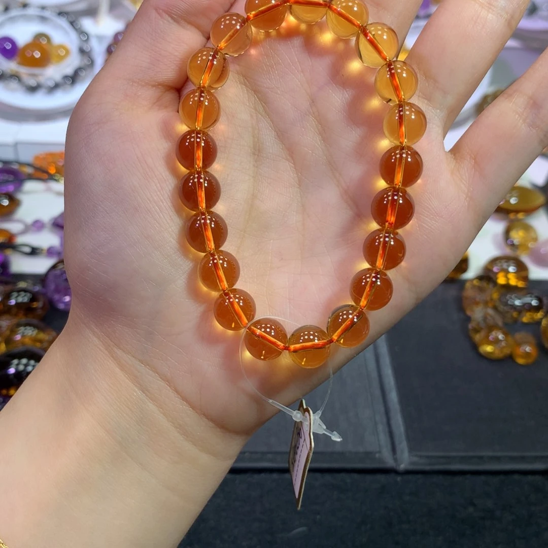 水晶手链未镶嵌迦*?天然