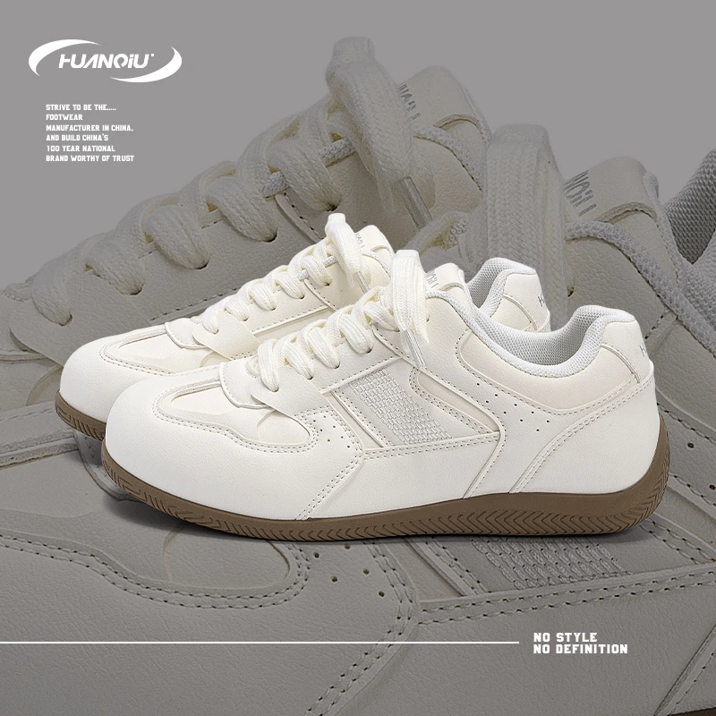 环球百搭内增高小白鞋德训鞋情侣2026新款网红时尚休闲小众干净鞋