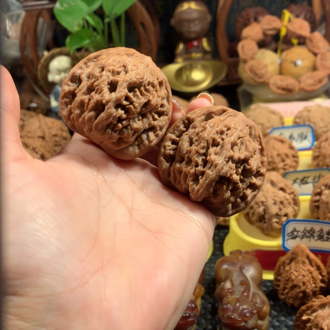 把件文玩核桃虎头